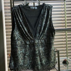 Cato sleeveless stretchy top